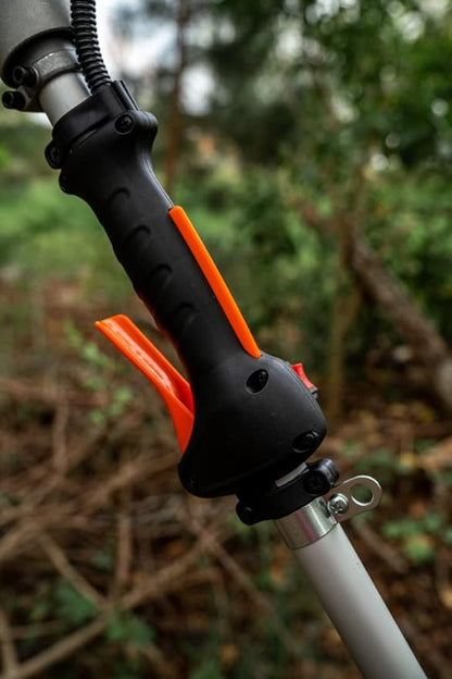 WILD BADGER POWER 26cc Weed Wacker Gas Powered, 3 in 1 String Trimmer/Edger 17'' with 10'' Brush Cutter,Rubber Handle & Shoulder Strap Included