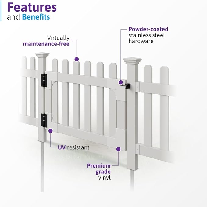 WamBam Newport Gate Kit, 33.5in H x 42in W, 1 Gate
