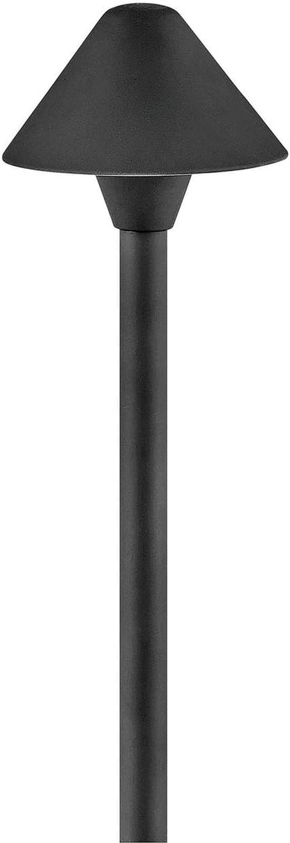 Hinkley Springfield 16016BK-LL Mini LED Low Voltage Landscape Pathway Light - 12v, Dimmable, Aluminum - Black