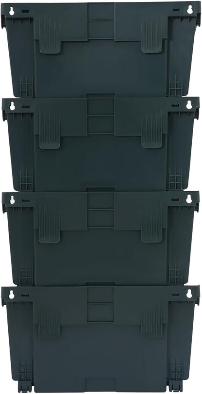 Vertical Wall Planter, Wall-Mounted Living Garden Planter with 16 Plastic Pots Stackable Wall Hanging Flower Pot Clasp Design for Vegetables Flowers (Army Green 16)