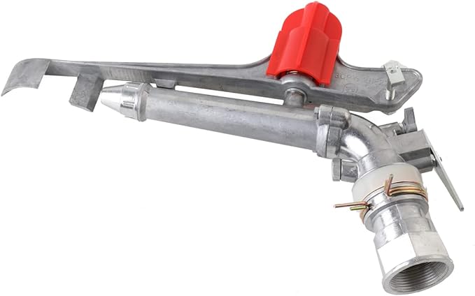 1.5 inch Agriculture Farm Irrigation Sprinkler, Large Area Watering Spray Gun Sprinkler 360° Rotary Farm Lawn Garden Irrigation System for for Field Orchards Tea Gardens Forestry, 2PCS