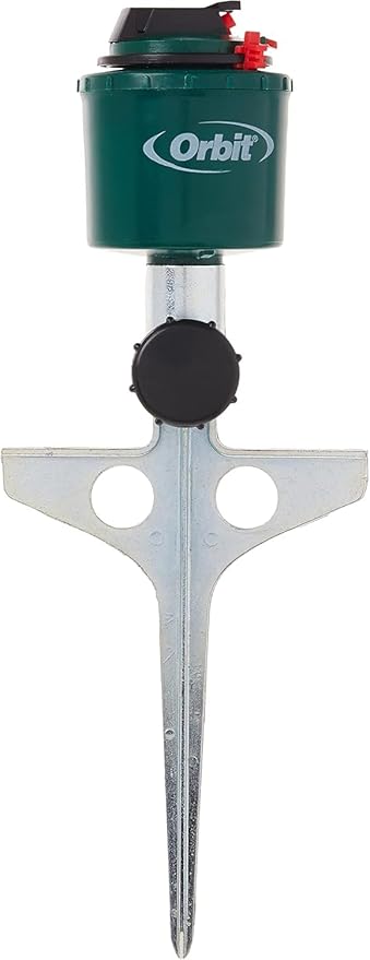 10-Pack Orbit Compact Gear Driven Sprinkler on Sturdy Spike Base - Lawn Watering - 56565