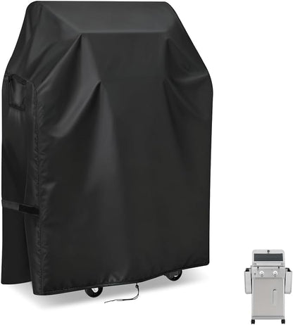 Outdoor Grill Cover for 24 Inch Nexgrill Deluxe 2 Burner Gas Grill with Foldable Side Shelves, Waterproof Outdoor BBQ Griddle Cover, 24 x 23 x 42 Inch