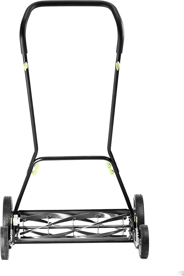 Earthwise 1816-18EW 18-Inch 5-Blade Push Reel Lawn Mower, Grey