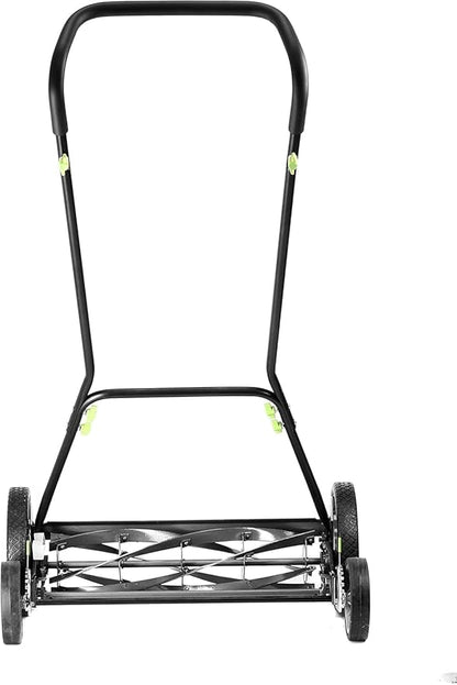 Earthwise 1816-18EW 18-Inch 5-Blade Push Reel Lawn Mower, Grey