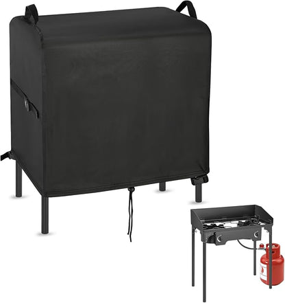 Stove Cover for VIVOHOME 2-Burner Propane Gas Stove, 31inch Outdoor Stove Covers Waterproof Heavy Duty for 2 Burners Camping Stoves-31”L x 18" W x 34" H