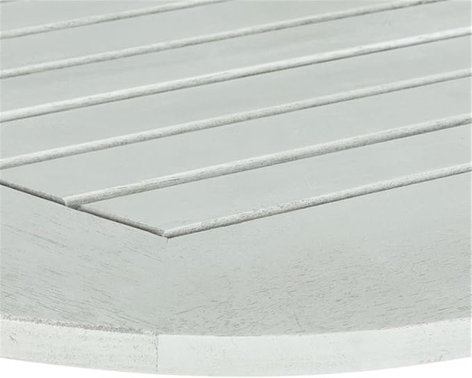 SAFAVIEH PAT7045A Outdoor Collection Owens Natural Balcony Hanging Half Table