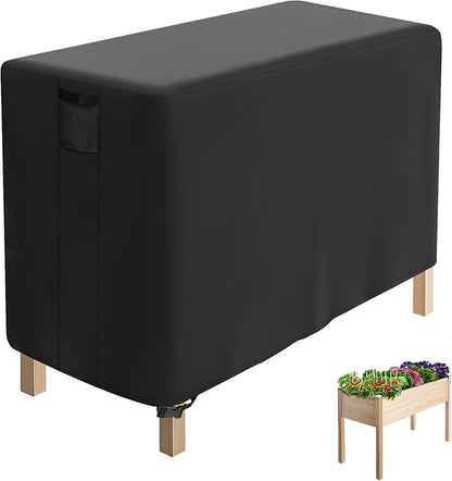 Outdoor Raised Garden Bed Cover for Winter (Only Cover), Waterproof Raised Planter Boxes Stand Covers - 74 x 31 x 28 inch