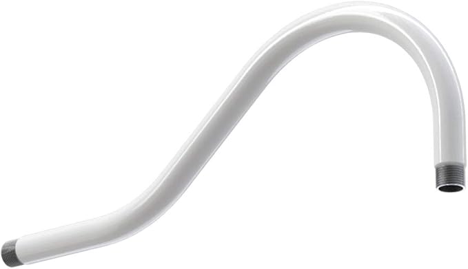Steel Lighting Co. Topanga Barn Light | Outdoor Wall Mounted | Farmhouse Garage Light Made in America | 14 inch Dome | 16 inch Gooseneck | White Exterior/White Interior