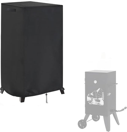 Smoker Cover for Royal-Gourme-t SE2805 28-Inch Analog Electric Smoker, Waterproof Outdoor BBQ Electric Smoker Cover - 21" L x 20" W x 33" H