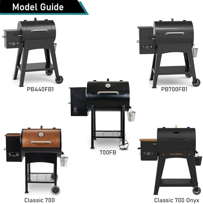 ZJYWSCH Grill Cover for Pit Boss 700FB1 700FB2, Classic 700 PB700FBW2 PB700NX, 440FB1 Wood Pellet Grill, for Rec Tec Bullseye 380 410 PitBoss Classic 700 Grill Cover