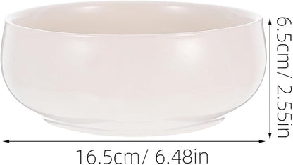 Toddmomy 2pcs Ceramic Hydroponic Lotus Bowl Planter for Water Lilies Narcissus and Decorative Water Plant Pot for Indoor Gardening Porcelain Design