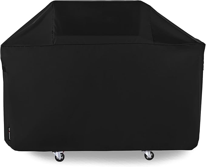Suphomeware 63 Inch BBQ Grill Cover for New 2022 Weber Genesis 300 Series, Heavy Duty Barbecue Covers Compared to Weber 7757, Black