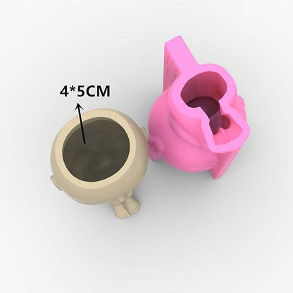 Baby Vase Silicone Concrete Planter Moulds,Silicone Flower Pot Molds,Handmade Resin Craft Clay Cement Pot Molds (C153)