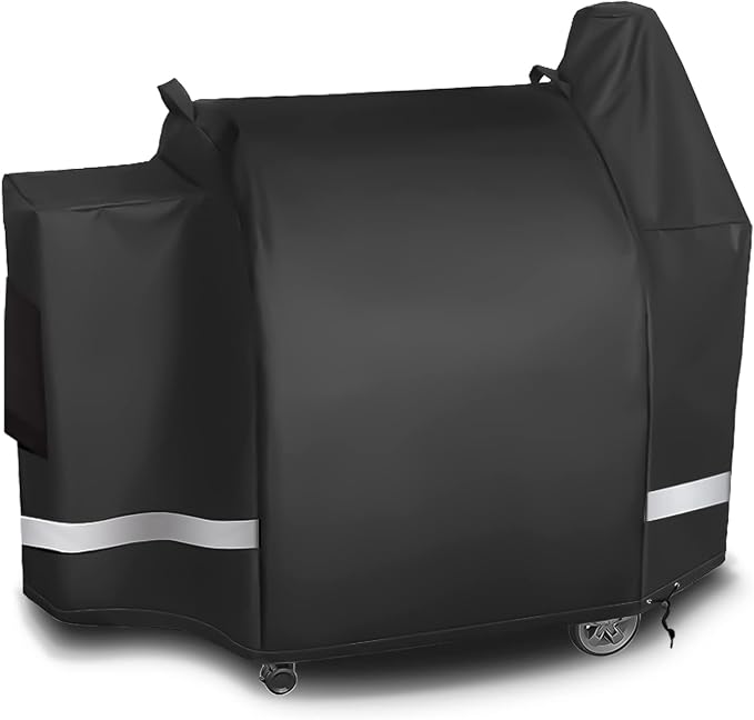 Utheer Pit Boss Grill Cover for 850 DX and 820 Deluxe, 56 x 27 x 50 in, 600D Waterproof Pellet Smoker Cover, Fits PB820PS1 PB850PS2 Competition Sportsman Wood Pellet Grills