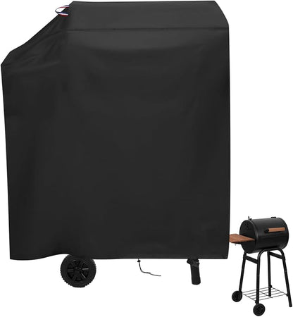 Grill Cover for Char-Griller Model E1515 Charcoal Grill Smoker BBQ Covers Waterproof Griddle Cover Outdoor Grill Smoker Cover - 22"x32"x41"