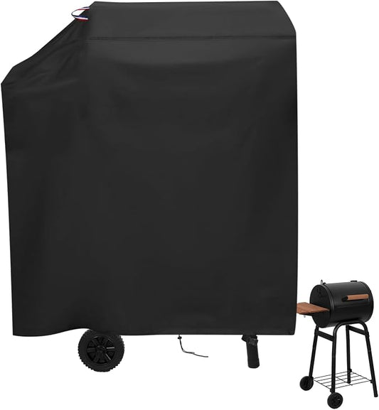 Grill Cover for Char-Griller Model E1515 Charcoal Grill Smoker BBQ Covers Waterproof Griddle Cover Outdoor Grill Smoker Cover - 22"x32"x41"