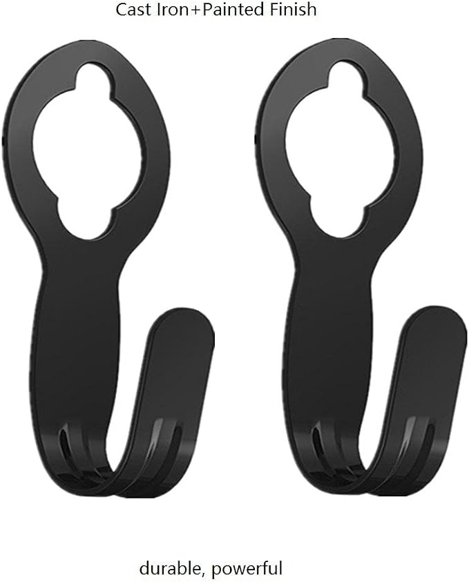 chic style Garden Hose Holder Hook, Pack 2 Metal Hose Hangers for 50ft 25ft Expandable Hose