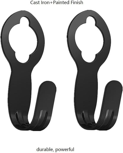chic style Garden Hose Holder Hook, Pack 2 Metal Hose Hangers for 50ft 25ft Expandable Hose