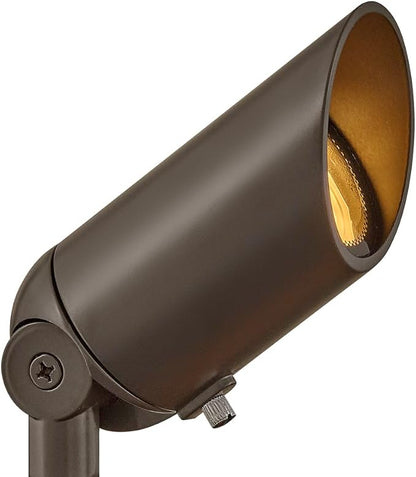 Hinkley 12V MR16 Accent Spot Light - Clear Glass Lens, Traditional Style, Set of 12 - Bronze Finish