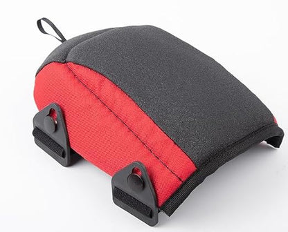 Lightweight Work Knee Pads for Men and Women with EVA Foam Padding, Adjustable Straps and Easy-Fix Clips — Perfect for Gardening, Light Construction and Comfort Work (RED)