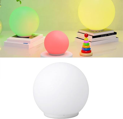 Yoidesu LED Glowing Ball Light, Rechargeable Globe Lights with Slick Gradient Mode, Water Proof Ambient Lighting Lamp, 3 Hour Runtime, for Photography, Party, Ambient Illumination