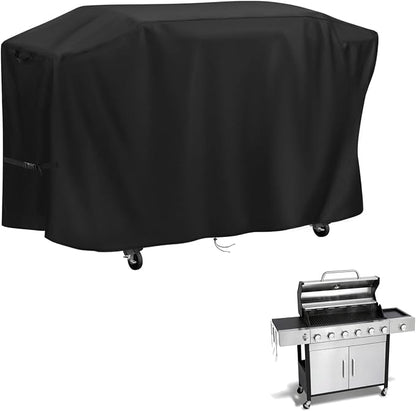 Grill Cover for Grill DEPOTS 6 Burner Propane Gas Grill, 57inch Outdoor Grill Cover Waterproof for BBQ Grill with Side Burner, Electric Grills, Outdoor Cooking Kitchen-57 L x 21" W x 44" H