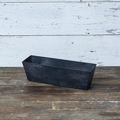 ArtStone Ella Flower Box, Black, 21.5-Inch, 36228