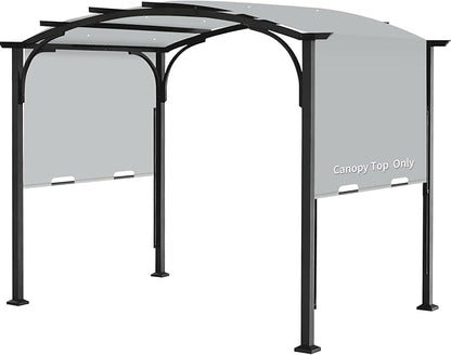 Replacement Canopy Top for Allen + Roth 10x10 Ft Pergola, 200"x103" Shade Cover, Model L-PG152PST-B, Gray (Cover Only)