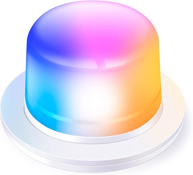 LOFTEK 2000mAh Replacement Bulb Ball, Cube Shape RGB LED Lights-4.7"