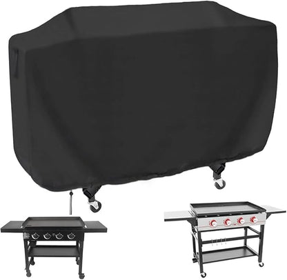 Flat Top Grill Cover for Royal Goumet GB4000/GB4007/GB4001B/GB4002 2018-2024 Propane Gas Grill, Waterproof 36 Inch Griddle Cover for Char-Griller Flat Iron 4-Burner Grill -64.8 x 25 x 34