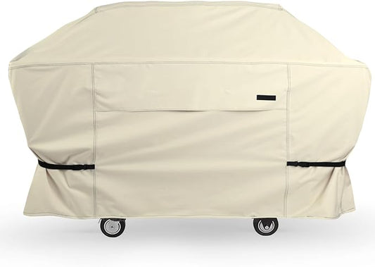 NettyPro Griddle Cover for Blackstone 36 inch Griddle Waterproof Heavy Duty 4 Burner Flat Top Gas Grill Cover 36" Cooking Station, Beige