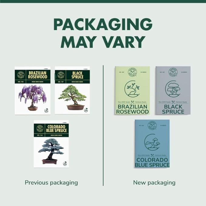 Garden Republic Bonsai Tree Kit - Mini Bonsai Seeds, 3 Types - for Indoor Plant Growing - Starter Kit with Seeds, Soil, Planters & Shears