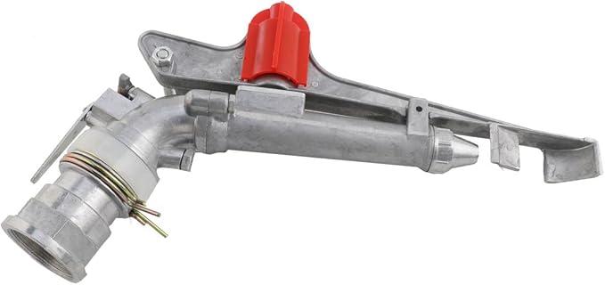 2'' Agriculture Irrigation Spray Gun Sprinkler Large-Area Irrigation Spray Gun Garden Farm Watering Sprinkler 360° Adjustable Watering for Farms, Orchards, Tea Gardens, Forestry