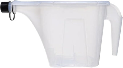 More Birds 3-in-1 Super Tote - 5 lb Capacity Container with Tapered Pour Spout, Easy Grip Handle & Stackable Design, Portable Seed Holder & Dispenser for Backyard Birding and Wildlife, 100-SF-TOTE