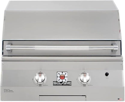 Windproof Covers 27 inch Heavy Duty Premium Vinyl Cover to fit Solaire Built-in Grill