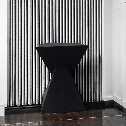 Christopher Knight Home Jerod Light-Weight Concrete Accent Table, Black