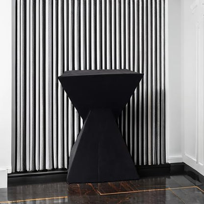 Christopher Knight Home Jerod Light-Weight Concrete Accent Table, Black