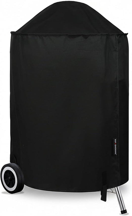 Suphomeware 18 Inch Grill Cover for Weber Kettle Charcoal, Waterproof and Heavy Duty BBQ Covers with Fade Resistant