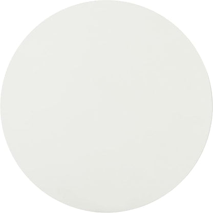 SAFAVIEH Outdoor Collection Katara Modern Ivory Concrete Accent Table (Fully Assembled) VNN1034B