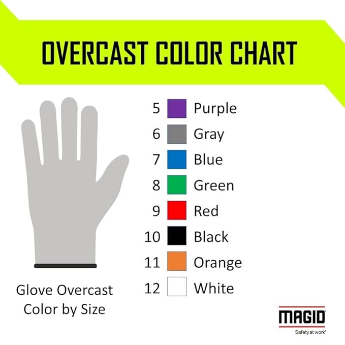 MAGID D-ROC AeroDex Cut-Resistant Gloves, 7/S, 1 Pair, Nitrile, Breathable, Lightweight Fabric Construction Gloves for Women (Blue/Black)