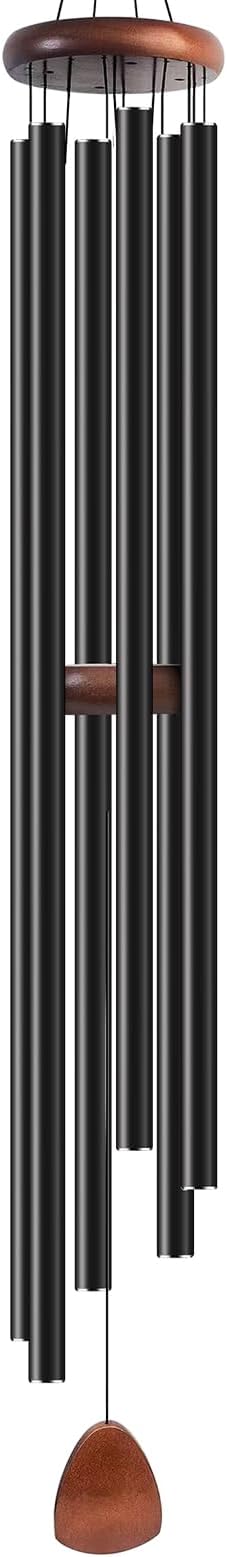 75" Extra Large Wind Chime for Outside Deep Tone, 6 Heavy Duty Tubes Aluminium Metal Extra Large Wind Chimes, Decoration for Garden, Patio, Yard, Gift for Mother's Day