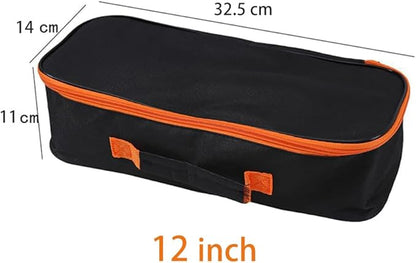 3pack Tool Pouch with Zipper Utility Small Tool Bag for Screw Plier Wrench Screwdriver Mechanic Car Vacuum Men garden Hand Power Tool Storage Organizer (12 Inch)