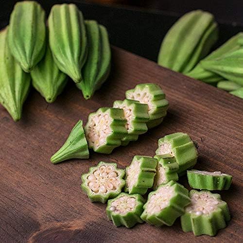 Seeds Louisiana Green Okra (Bamia, Lady Finger) Heirloom Vegetable Non GMO