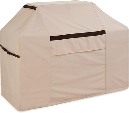 Outdoor BBQ Grill Cover 53" W x 25" D x 43" H - Rip-Proof Waterproof Windproof UV Resistant, Durable & Stylish, Heavy Duty Grill Cover for Patio