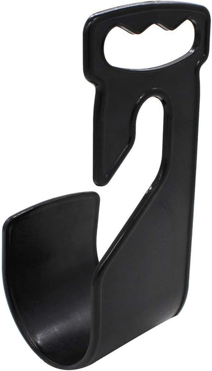 chic style 2 Pack Garden Hose Hanger Wall Mount Hose Holder Hook Fit to 25 50 75 100foot Hose (ABS Plastic, Black)