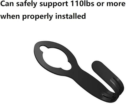 Garden Hose Hanger - Heavy Duty Metal Holder for 50ft/25ft Expandable Hose, Supports 110lbs - Portable Garage Storage