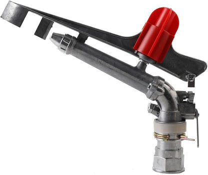 1.5" Agriculture Irrigation Spray Gun Sprinkler Large-Area Irrigation Spray Gun Garden Farm Watering Sprinkler 360° Adjustable Watering for Farms, Orchards, Tea Gardens, Forestry,Pack of 2