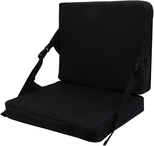Indoor & Outdoor Folding Chair Cushion Without Back Support, Foldable Portable Stadium Seat,Chair Cushion for Sports Events, Outing, Travelling，Hiking, Fishing