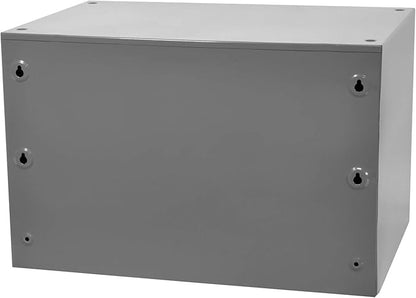 Akro-Mils Steel Garage Storage Cabinet, Small Parts Organizer Metal Cabinet for Hardware, Nails, Screws, Bolts, Nuts, and More, 17" W x 11" D x 11" H, 9-Drawer, Gray Cabinet/Blue Drawers (19909)